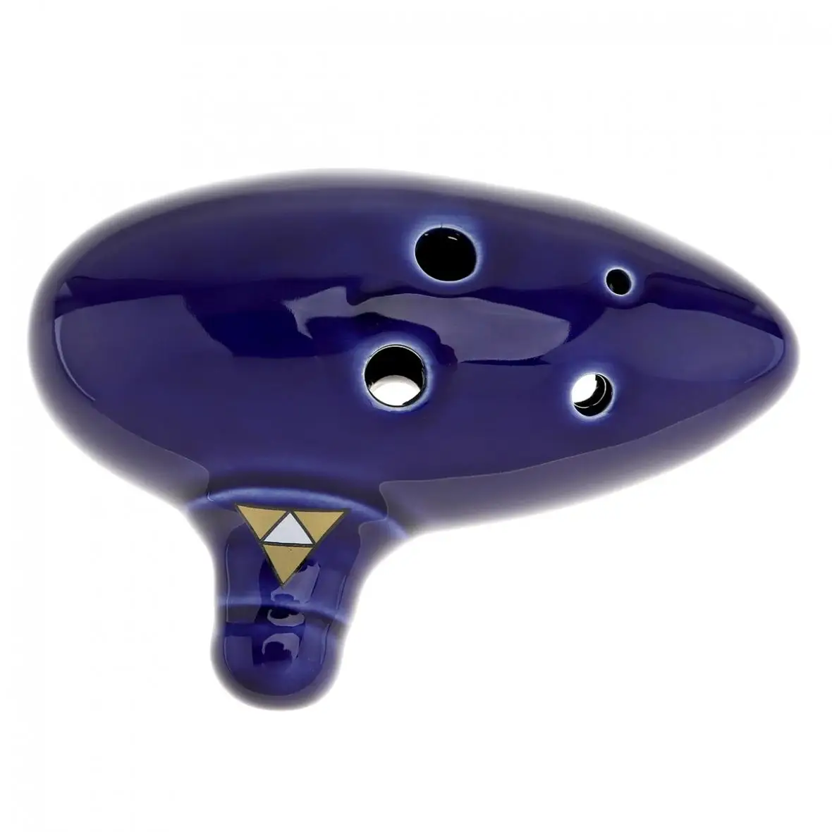 Красивый керамический инструмент с 6 отверстиями Ocarina Alto ToneC Flute Blue|Пикколо| |