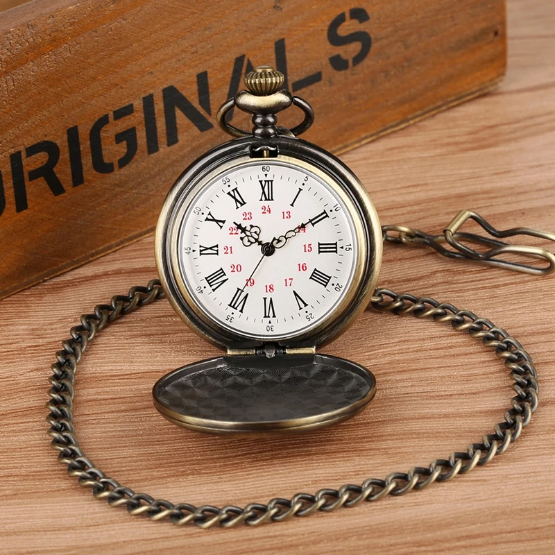 To MY SON Engraved Word  Retro Copper Pocket Watch Men Unique Quartz Clock Chain Boy Birthday Christmas Gift for Kids Boy Men 2019 (5)