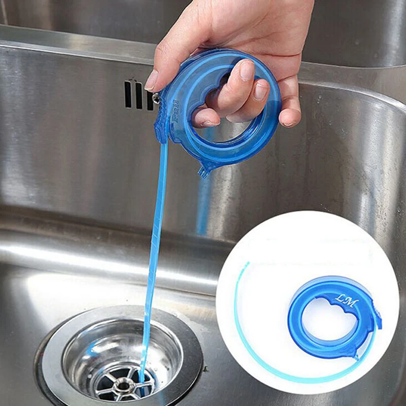 Goede Kopen Flexibele Mini Snake Drain Cleaner Hair Remover Keuken Gereedschap Rioolbuis