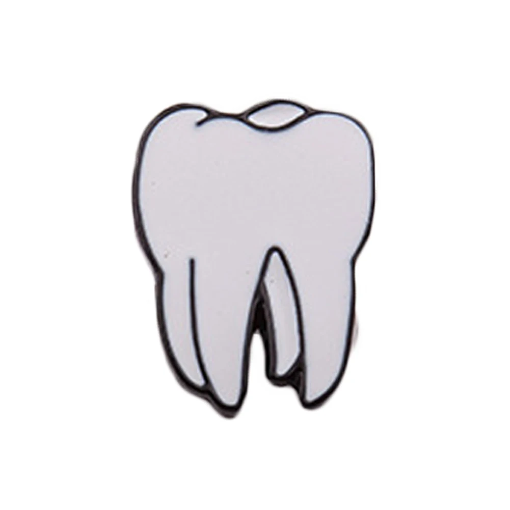 

2018 New Style 1 Pcs Human Body Organs Piercing Brooch Lapel Pin Collar Zinc Alloy Enamel Eye Teeth Brain Brooches For Womens