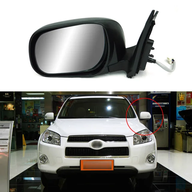 $US $189.99 Savanini 9 Pins Exterior Side Automatic Folding Power Adjustable&Heated Glass LED Turn Signal Mirror For Toyota RAV4 2010-2014