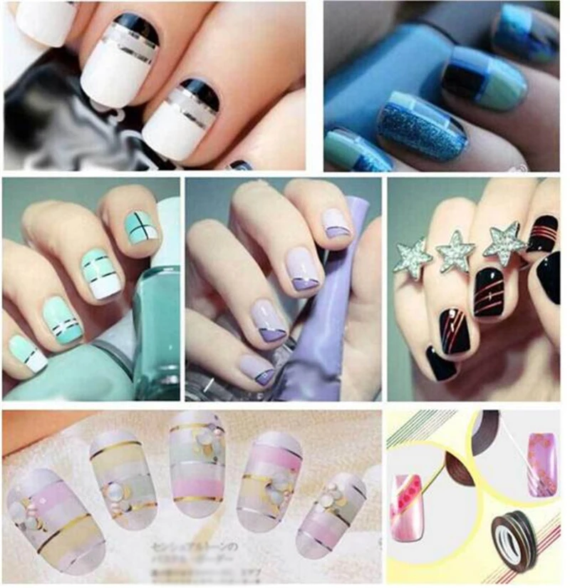 Фотоклейкая лента для дизайна ногтей|nail art stickers|art stickersroll nail |