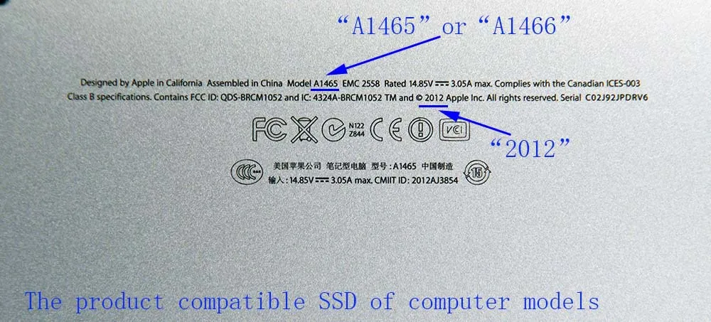 Адаптер для жесткого диска от USB3.0 до 7 + 17 pin SSD 2012 MacBook Air A1465 A1466 MD223 MD224 MD232 64G 128G 256G 512G