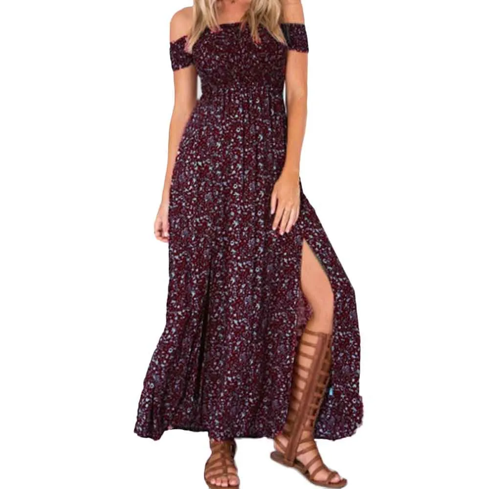 Горячая Распродажа Vestidos de playa 2019 Для женщин сексуальное длинное пляжное платье