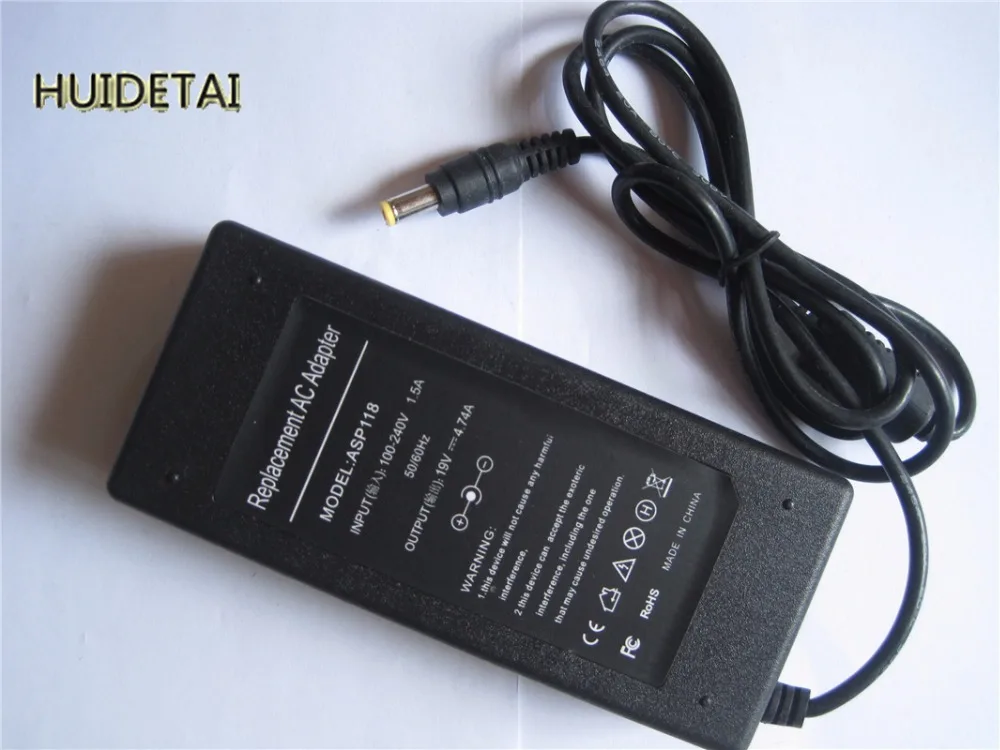 

19V 4.74A 65W 5.5*1.7mm Power Supply AC Adapter Charger for Packard Bell P5ws0