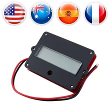 Стиль тестер емкости батареи 12 в 24 в 36 в 48 в свинцово-кислотный анализатор батареи литиевых ячеек ЖК-индикатор цифровой монитор напряжения