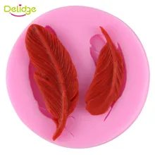 Fondant Cake Soap-Mold Decorating-Tools Silicone Delidge 1pc 3d-Leaf