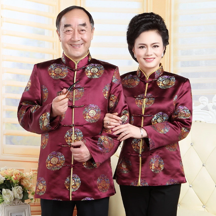 Traditionelle Chinesische Kleidung Fur Frauen Manner Langarm Hanfu Jacke Asiatischen Stil Alte Mittleren Alters Geburtstag Kleidung Chinese Clothing For Women Traditional Chinese Clothingchinese Clothing Aliexpress