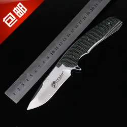 Высококачественный подшипник G10 ручка S35VN лезвием нож для охоты и кемпинга на открытом воздухе-защитный нож тактический армейский нож