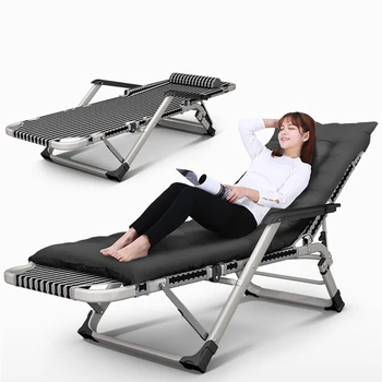 

Office lunch break folding chair chair siesta bed portable multi-function adult home by chair recliner