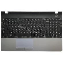 Для samsung NP300E5A NP305E5C NP300e5x NP305E5A 300E5A 300E5C 300E5Z RU русская Клавиатура ноутбука с светильник синий Palmrest чехол