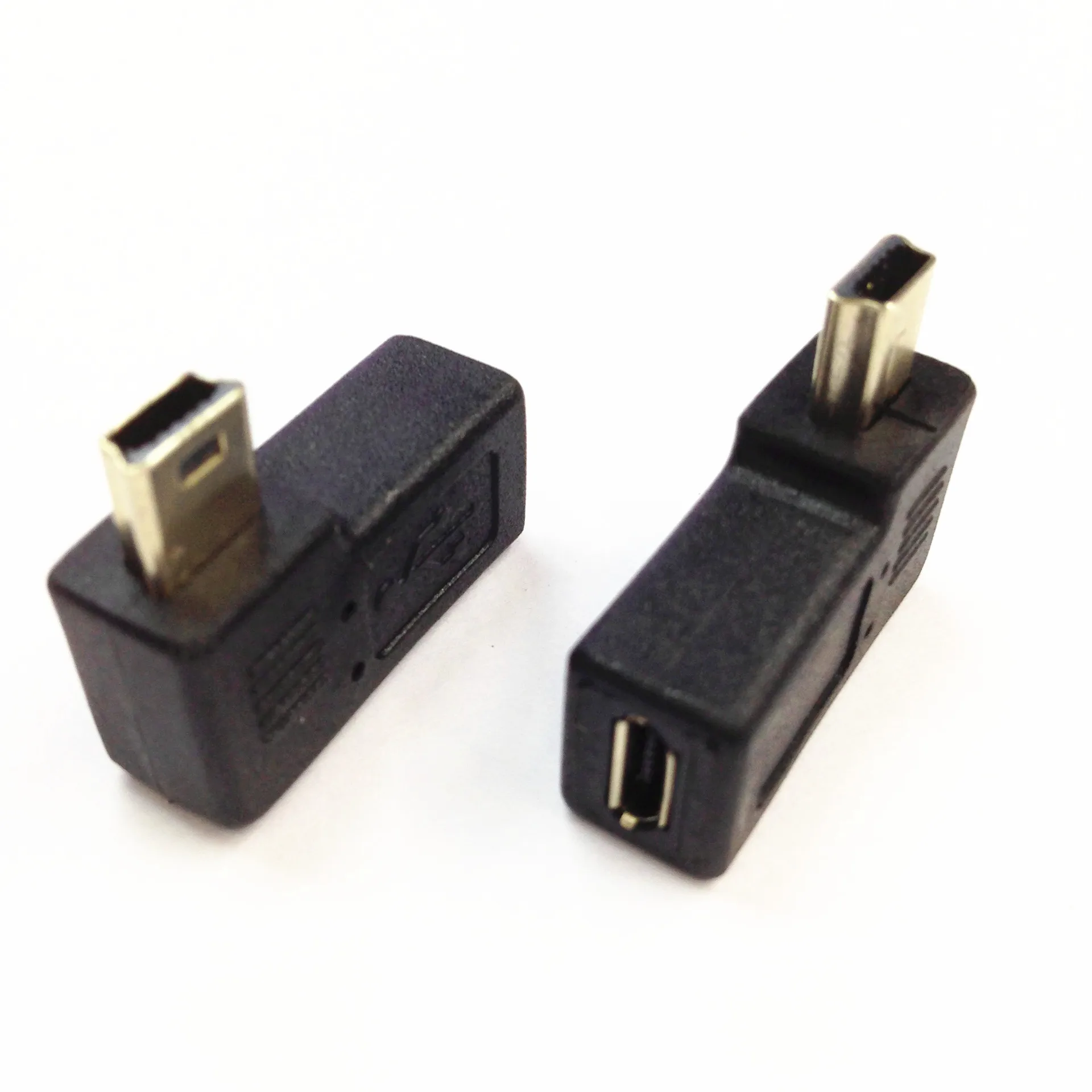 Право Изогнутые 90 градусов под прямым углом mini т Mini B 5 P revolution Micro USB женская голова
