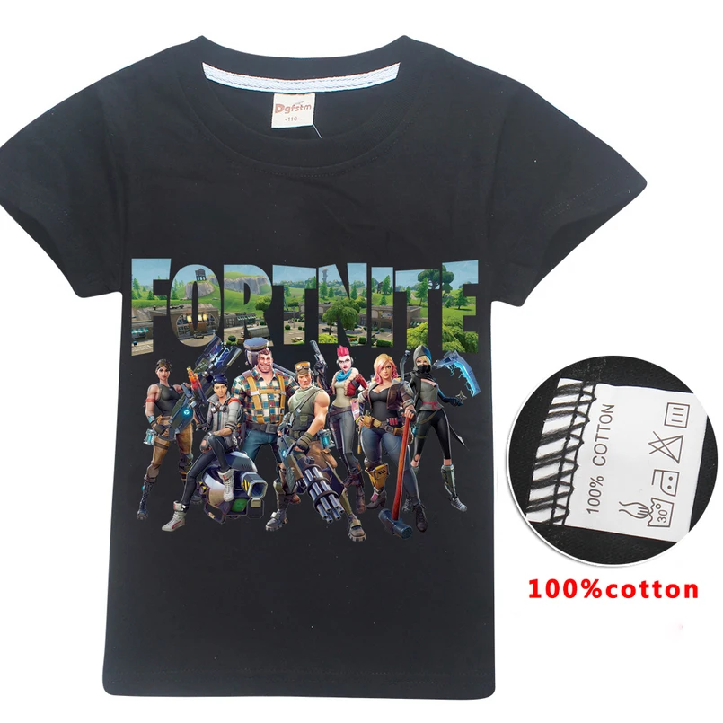 Fortnite Minecraft T Shirt D Ete Tops Tshirt Bebe Garcons Vetements - photo 1