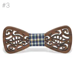 Классический ажурный резной деревянный галстук-бабочка Orion Мода Лук галстук Повседневное Свадебные аксессуары твердой древесины