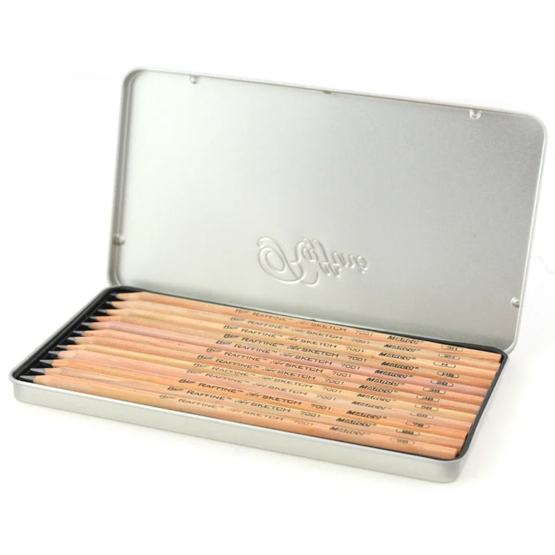 

Marco 7001 Craft Pencils Non-toxic Drawing Sketching Pencil Set For School Student Sketch Gift Stationery Art Supplies