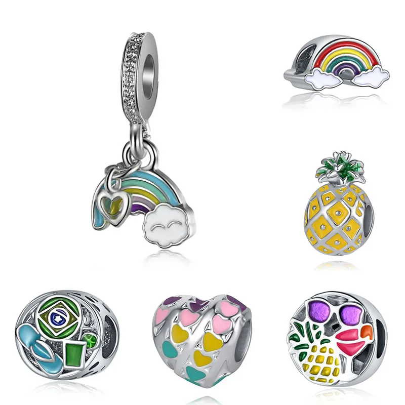 

Fit Pulsera Pandora Charms Silver Plata De Ley 925 Original Bracelet Beads Breloque Pour Fabrication Bijoux Jewelry Charm