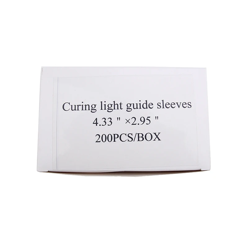 

200pcs 1 bag Dental Disposable Materials LED Tip Plastic Curing Light Guides sheath Cover Sleeve