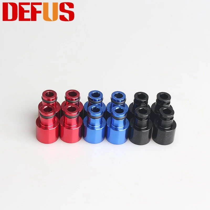 /> EV14 48mm 14mm Fuel Injector 2200cc 210lb Adapter Hats w// Filters Short NGI-2