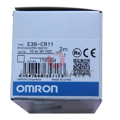 

DHL/EMS New Photoelectric Switch Sensor Omron E3S-CR11 Retro-Reflective 10-30VDC 2M