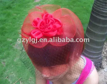 

Fashion FASCINATOR ,dances,races,weddings,Party HAT costume Red h049