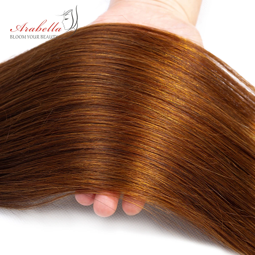 Бразильские волосы Remy Arabella T1B/30 натуральные прямые с кружевом 100% человеческие