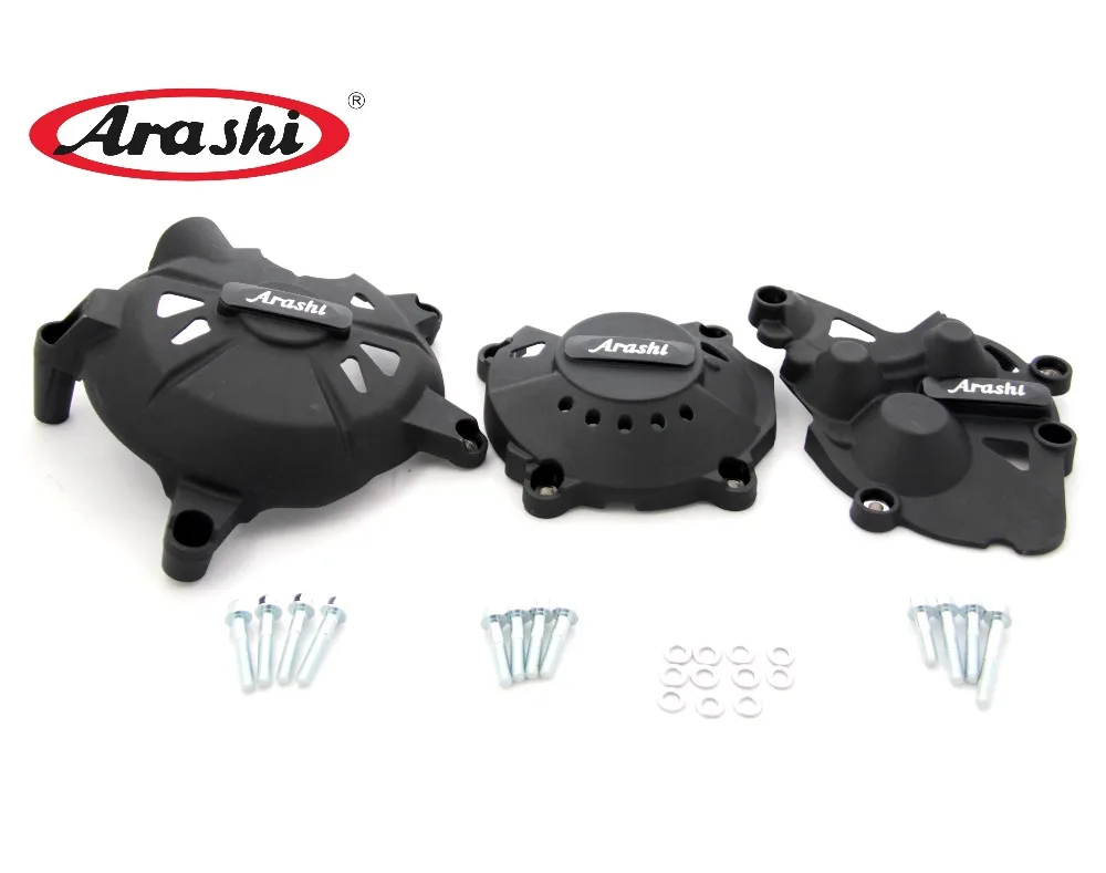 Arashi For KAWASAKI ZX-6R 2009-2012 ZX 6R ZX6R Engine Stator Guard Protector Case Slider Cover Motorcycle Accessories | Детали для