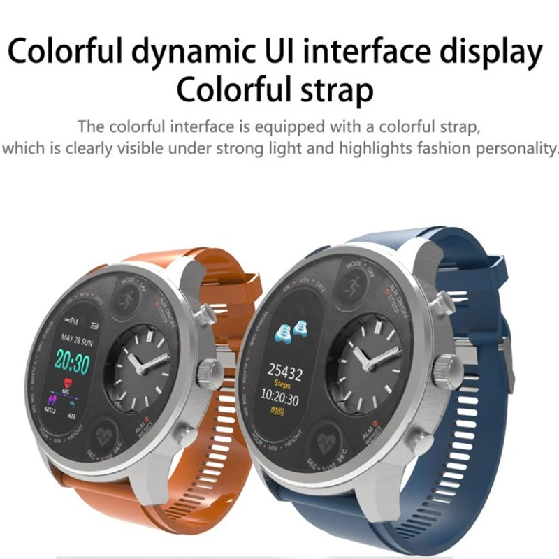 

T3 Sport Hybrid Smart Watch Standby 15 Days Stainless Steel Fitness Activity Tracker IP68 Waterproof BRIM Smartwatch Men mi band