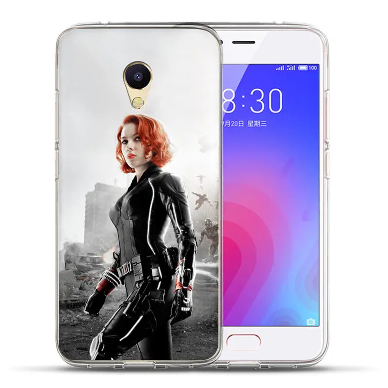 Роскошный чехол с героями Marvel и Мстителями для Meizu M5S, M3S, M5C, M3, M5, M6, s, C Note, U10, U20, Pro, 6, чехол, Coque, Fundas Etui Capinha - Цвет: 18