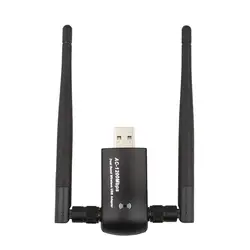 Портативных ПК беспроводной сети высокой телевизионные антенны интернет 2,4 г/5 г 802,11 USB Wi Fi адаптер 5dBi usb-ключ доступа к Wifi 3,0 Dual Band