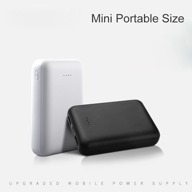 Larger Capacity 18650 Portable External Battery Power Bank 2A Fast Phone Charger Poverbank For Mobile Phone 4800/6000/8000/12000 power bank 5000mah