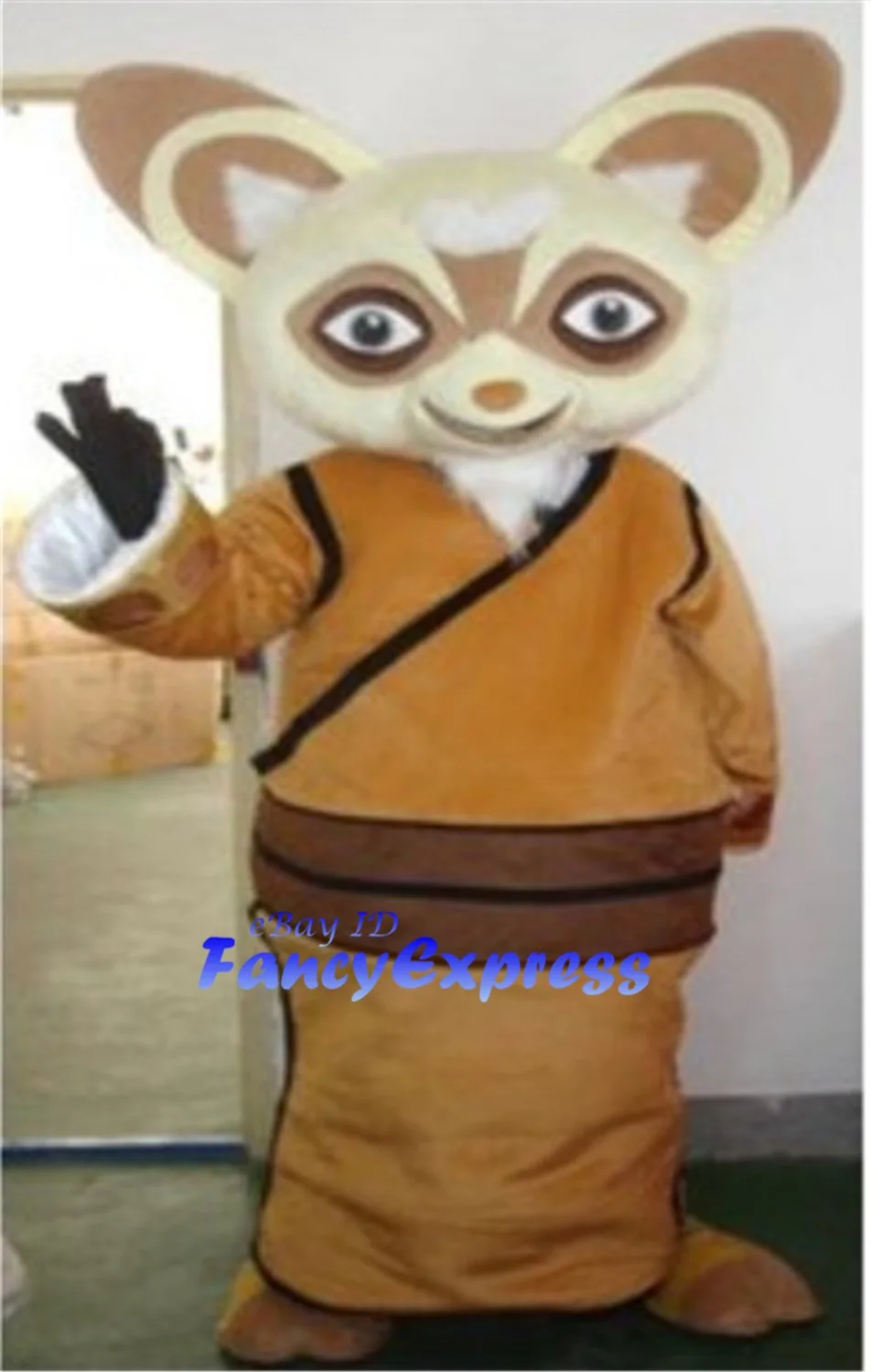 Shifu Racoon Kung Fu Panda Mascot Costume Birthday Party Halloween