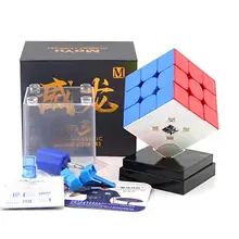 Cuber Speed MoYu WeiLong GTS3 M без наклеек 3x3 магический куб магнитный GTS V3