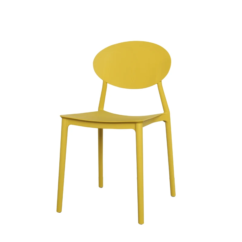 Луи модный стул из обеденного гарнитура в скандинавском европейском стиле современный минималистичный Ресторан пластиковая настольная для кофейни сзади