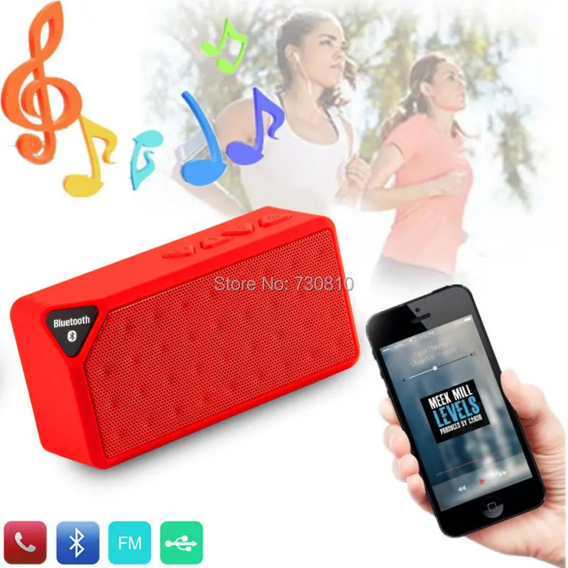 MINI Bluetooth Динамик X3 модные Стиль TF USB Беспроводной Портативный Музыка Sound Box