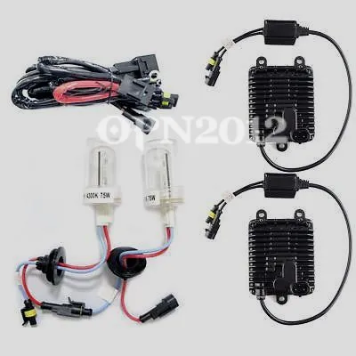 

Conversion Fast Bright Super Light Lights Car Headlight Globe Slim HID XENON KIT 12V 75W H1 4300K Replacement Bulbs Single Beam