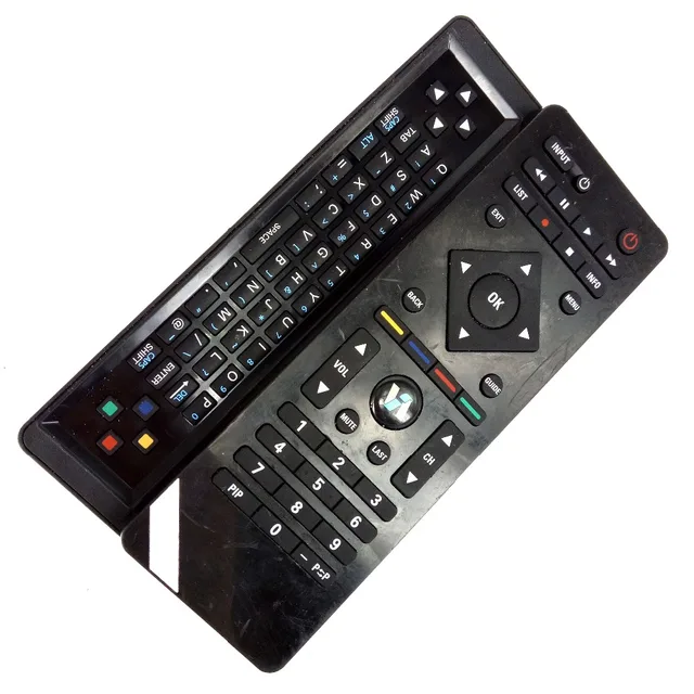 USED Scratc Original Remote Control For VIZIO VUR10 TV Remote Control with Slide Out Keyboard