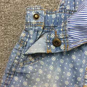 NEW 2017 Baby Boys Girls Denim Shorts Jeans Soft Newborn Suspender Jeans Toddler Baby shorts Infant Overalls 3