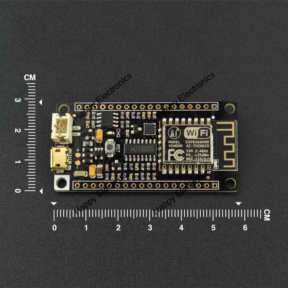 Новый микроконтроллер FireBeetle ESP8266 IOT 3 В с интерфейсом IoT WiFi TCP/IP 32 битный MCU 10 ADC + HSPI