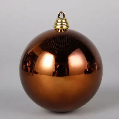 3-15 см оранжевые шары для рождественской елки, изысканное кольцо, кофейное золотое, вечерние, свадебные украшения высокого качества - Цвет: A7 12CM Light 4Pc