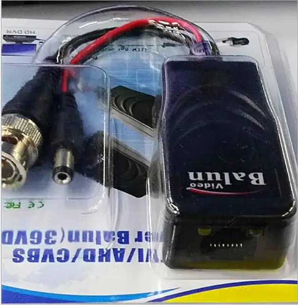 

1 Pair Passive CCTV Coax BNC Video Power Balun