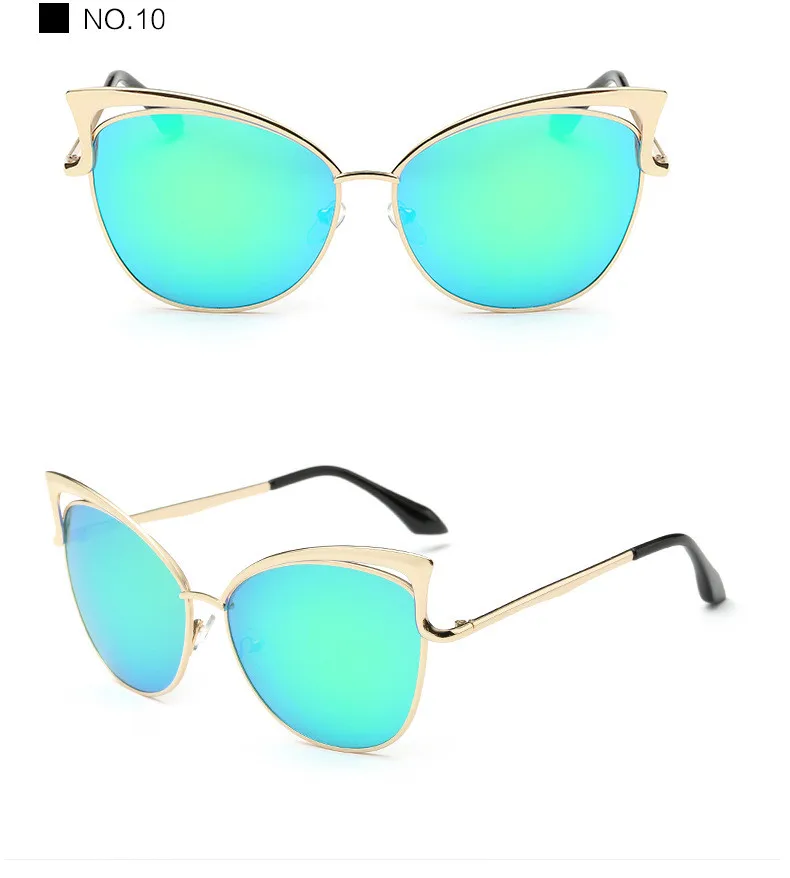 Luxury Cat Eye Sunglasses Women Brand Designer Retro Vintage Sun Glasses For Women Female Ladies Sunglass Mirror Lunettes Oculos (21)