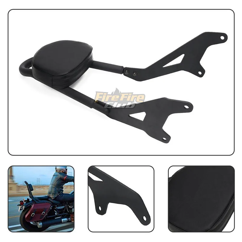 Для Yamaha Star Bolt 950 XV950 XVS950 2014 2017 черная мотоциклетная спинка пассажирский задний