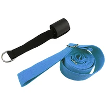 Прочный ремень для йоги хлопковые лямки для фитнеса Для Йоги растяжения общего фитнеса