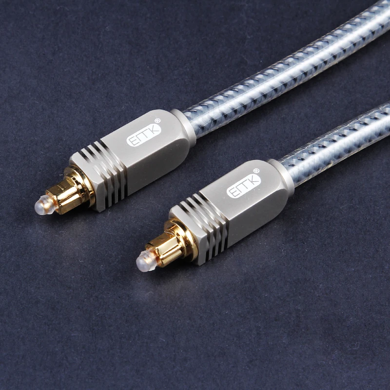 Optical Audio Cable OD8.0 Digital SPDIF Fiber Optic Toslink to toslink Audio Cable from EMK (3)
