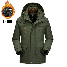 Для мужчин зимняя куртка бренд известный Лидер продаж Толстые Высокое качество пальто из хлопка модные бизнес элегантны