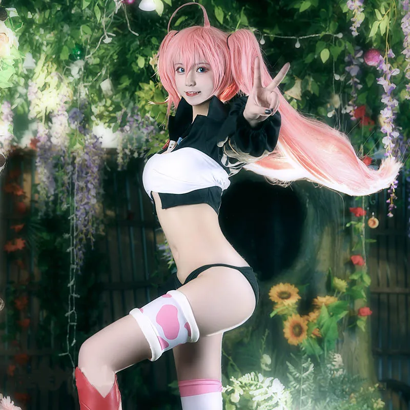 Cosroad Anime That Time I Got Reincarnated as a Slime Milim Nava Cosplay Wigs Costumes Tensei shitara Slime Datta Ken (1)
