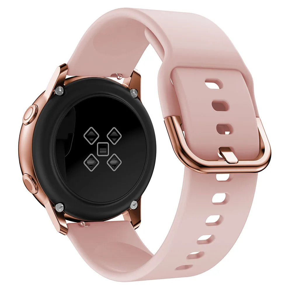 Ремешок силиконовый для Xiaomi Huami Amazfit Bip Bit Lite Youth браслет смарт часов Samsung Galaxy Active 2