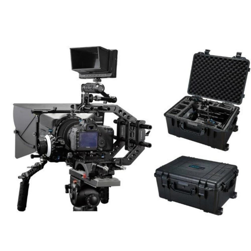 

Camera Shoulder Rig DSLR Rig Kit Follow focus Carbon Matte Box & Safety case 15mm rod system