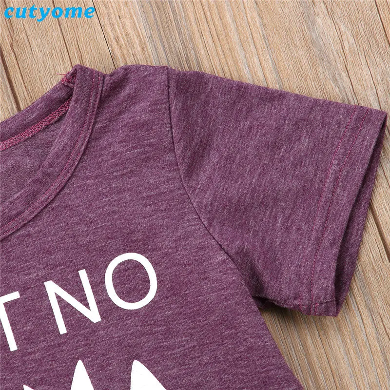 Family Look Mom And Daughter T-shirts Matching Outfits Purple Short Sleeve Tops Tee Clothing For Mommy And Me Summer T shirt  (7)