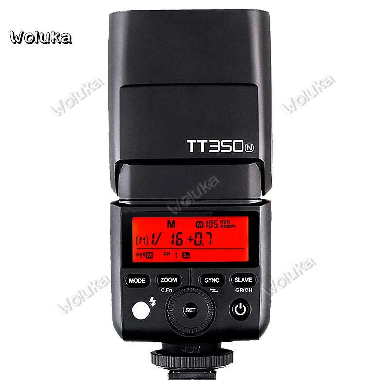 Вспышка Godox TT350N для однообъективной зеркальной фотокамеры 5d3 TTL высокоскоростная